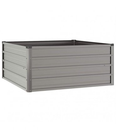 vidaXL Garden Raised Bed | Rusty | Corten Steel | Medium | Durable — Size: 100 x 100 x 45 cm