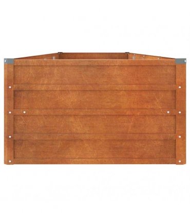 vidaXL Garden Raised Bed Rusty 320x80x45 cm Corten Steel — Size: 320 x 80 x 45 cm