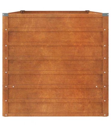 vidaXL Garden Raised Bed Rusty 160x80x77 cm Corten Steel — Size: 160 x 80 x 77 cm