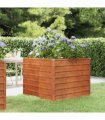 vidaXL Garden Raised Bed | Rusty | Corten Steel | Large | Garden Raised Bed — Size: 100 x 100 x 77 cm