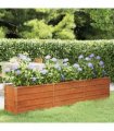 vidaXL Garden Raised Bed | Rusty | Corten steel | 240 cm x 40 cm x 45 cm — Size: 240 x 40 x 45 cm