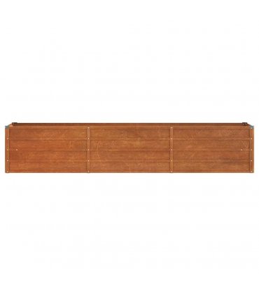 vidaXL Garden Raised Bed | Rusty | Corten steel | 240 cm x 40 cm x 45 cm — Size: 240 x 40 x 45 cm