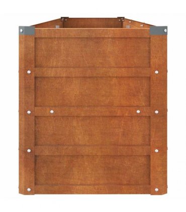 vidaXL Garden Raised Bed | Rusty | Corten steel | 240 cm x 40 cm x 45 cm — Size: 240 x 40 x 45 cm