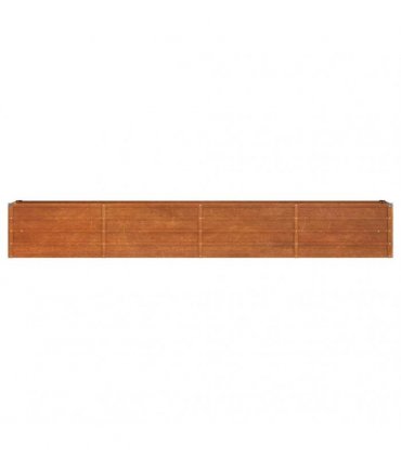 vidaXL Garden Raised Bed | Rusty | Corten steel | 320 x 40 x 45 cm | Durable