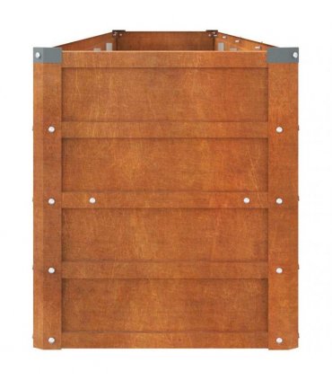 vidaXL Garden Raised Bed | Rusty | Corten steel | 320 x 40 x 45 cm | Durable