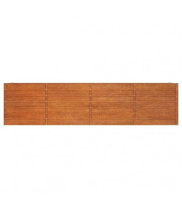 vidaXL Garden Raised Bed Rusty 320x40x77 cm Corten Steel — Size: 320 x 40 x 77 cm