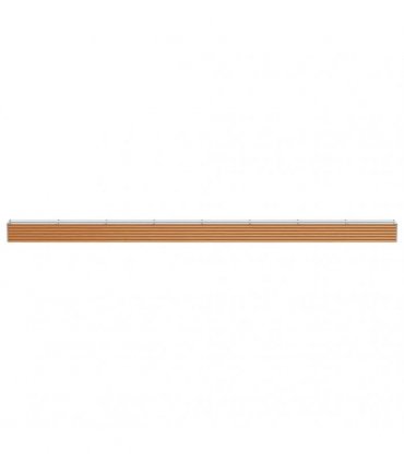 vidaXL Garden Raised Bed Light Brown 775 x 50 x 36 cm Galvanised Steel