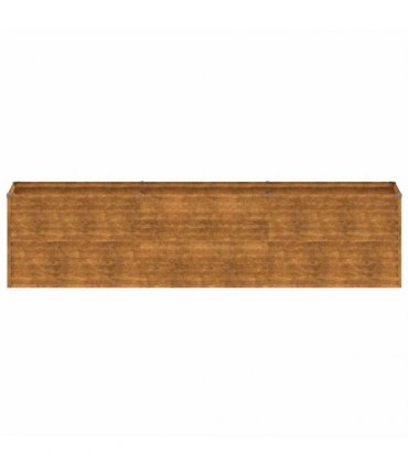 vidaXL Garden Raised Bed 291x50x69 cm Corten Steel — Size: 291 x 50 x 69 cm