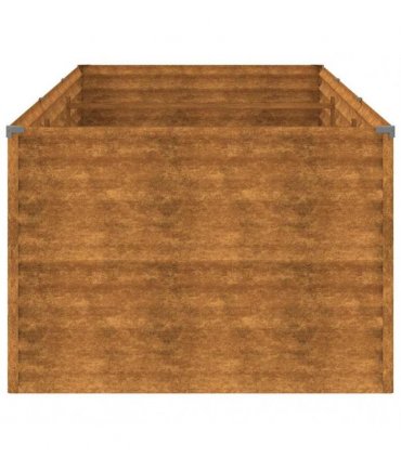 vidaXL Garden Raised Bed 290x100x69 cm Corten Steel — Size: 290 x 100 x 69 cm