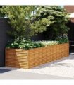 vidaXL Garden Raised Bed 386x100x69 cm Corten Steel — Size: 386 x 100 x 69 cm