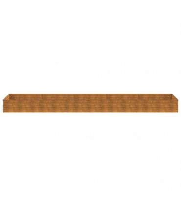 vidaXL Garden Raised Bed 482x100x36 cm Corten Steel — Size: 482 x 100 x 36 cm