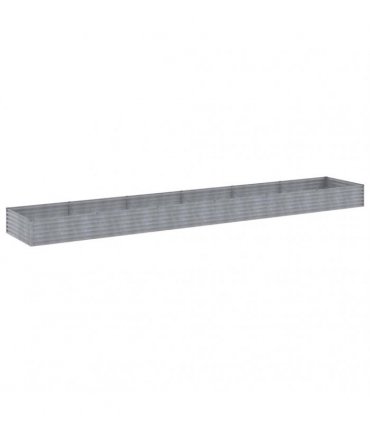 vidaXL Garden Raised Bed 579x100x36 cm Corten Steel — Size: 579 x 100 x 36 cm