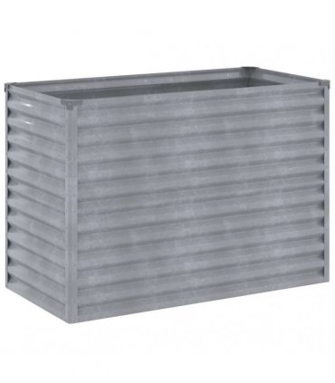 vidaXL Garden Raised Bed 100x50x69 cm Corten Steel — Size: 100 x 50 x 69 cm