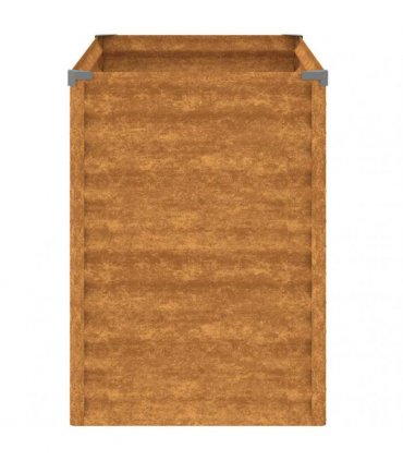 vidaXL Garden Raised Bed 100x50x69 cm Corten Steel — Size: 100 x 50 x 69 cm