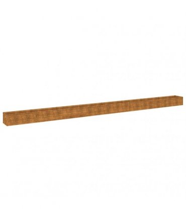 vidaXL Garden Raised Bed 770x50x36 cm Corten Steel — Size: 770 x 50 x 36 cm
