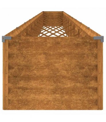 vidaXL Garden Raised Bed 960x50x36 cm Corten Steel — Size: 960 x 50 x 36 cm