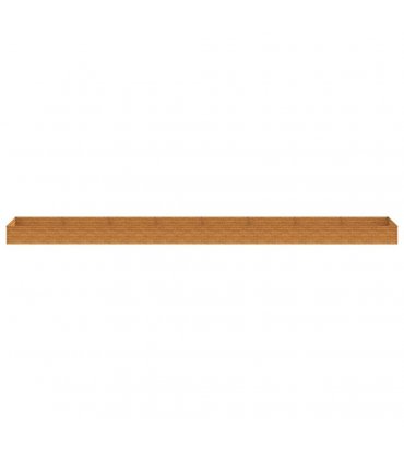 vidaXL Garden Raised Bed 770x100x36 cm Corten Steel — Size: 770 x 100 x 36 cm