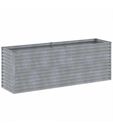 vidaXL Garden Raised Bed 196x50x69 cm Corten Steel — Size: 196 x 50 x 69 cm