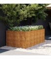 vidaXL Garden Raised Bed 196x100x69 cm Corten Steel — Size: 196 x 100 x 69 cm