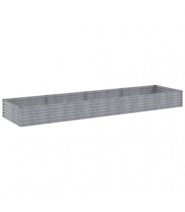 vidaXL Garden Raised Bed 387x100x36 cm Corten Steel — Size: 387 x 100 x 36 cm