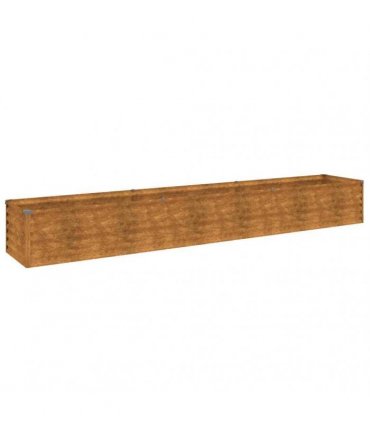 vidaXL Garden Raised Bed 291x50x36 cm Corten Steel — Size: 291 x 50 x 36 cm