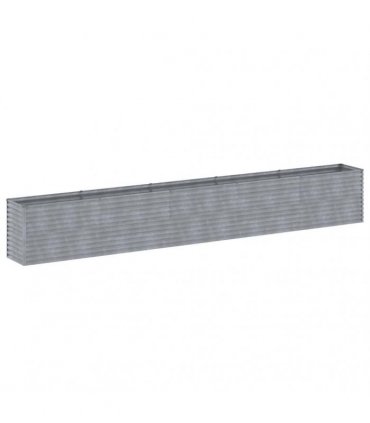 vidaXL Garden Raised Bed 482x50x69 cm Corten Steel — Size: 482 x 50 x 69 cm