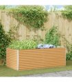 vidaXL Garden Raised Bed 195 x 100 x 68 cm Galvanised Steel