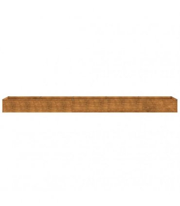 vidaXL Garden Raised Bed 482x50x36 cm Corten Steel — Size: 482 x 50 x 36 cm