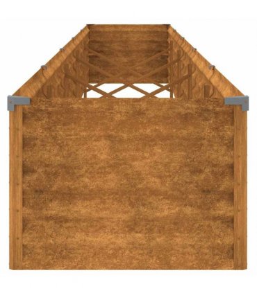 vidaXL Garden Raised Bed 482x50x36 cm Corten Steel — Size: 482 x 50 x 36 cm
