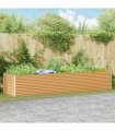 vidaXL Garden Raised Bed 390 x 100 x 68 cm Galvanised Steel