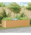 vidaXL Garden Raised Bed 290 x 100 x 68 cm Galvanised Steel