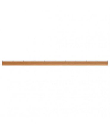 vidaXL Garden Raised Bed Light Brown 970 x 50 x 36 cm Galvanised Steel