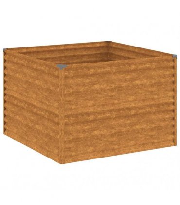 vidaXL Garden Raised Bed 100x100x69 cm Corten Steel — Size: 100 x 100 x 69 cm