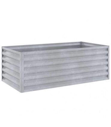 vidaXL Garden Raised Bed 100x50x36 cm Corten Steel — Size: 100 x 50 x 36 cm