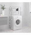 vidaXL Storage Rack | Grey | Iron | 69 x 28 x 143 cm | Bathroom Storage Rack