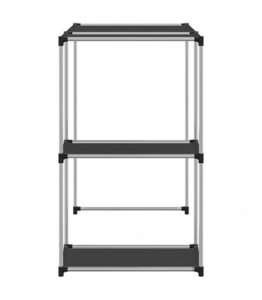 vidaXL Storage Rack over Washing Machine Black 87x55x90.5 cm Iron