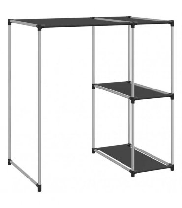 vidaXL Storage Rack over Washing Machine Black 87x55x90.5 cm Iron