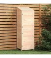 vidaXL Garden Shed 55x52x174.5 cm Solid Wood Fir — Colour: natural, Size: 55 x 52 x 174.5 cm