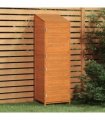 vidaXL Garden Shed Brown 55x52x174.5 cm Solid Wood Fir — Size: 55 x 52 x 174.5 cm