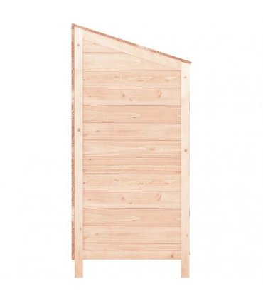 vidaXL Garden Shed 102x52x112 cm Solid Wood Fir — Colour: natural, Size: 102 x 52 x 112 cm