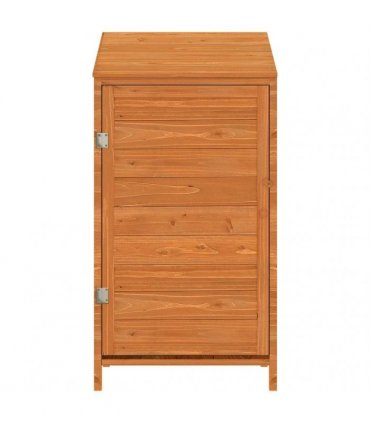 vidaXL Garden Shed Brown 55x52x112 cm Solid Wood Fir — Size: 55 x 52 x 112 cm