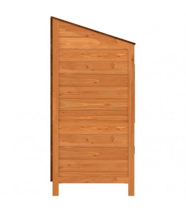 vidaXL Garden Shed Brown 55x52x112 cm Solid Wood Fir — Size: 55 x 52 x 112 cm