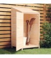 vidaXL Garden Shed | Natural Wood | Solid Fir Wood | Medium | Garden Shed — Size: 55 x 52 x 112 cm