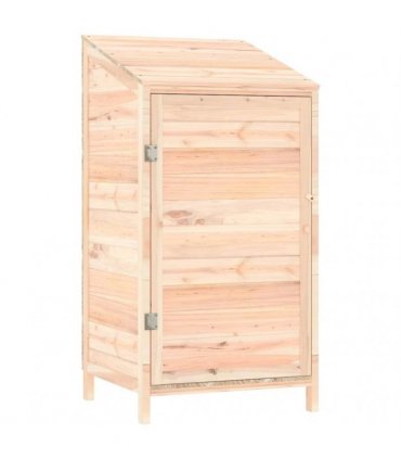 vidaXL Garden Shed | Natural Wood | Solid Fir Wood | Medium | Garden Shed — Size: 55 x 52 x 112 cm