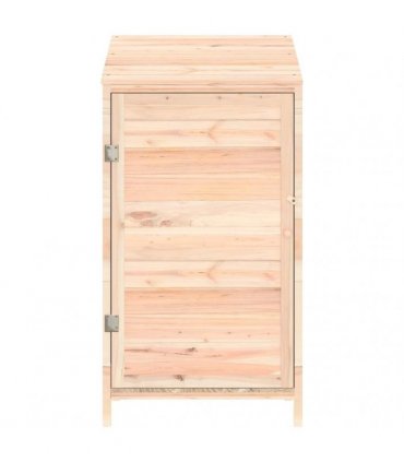 vidaXL Garden Shed | Natural Wood | Solid Fir Wood | Medium | Garden Shed — Size: 55 x 52 x 112 cm