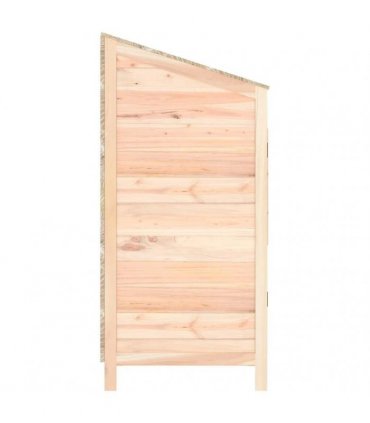 vidaXL Garden Shed | Natural Wood | Solid Fir Wood | Medium | Garden Shed — Size: 55 x 52 x 112 cm