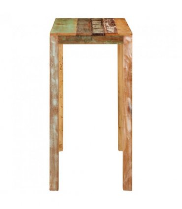 vidaXL Bar Table 112x55x108 cm Solid Wood Reclaimed — Size: 112 x 55 x 108 cm
