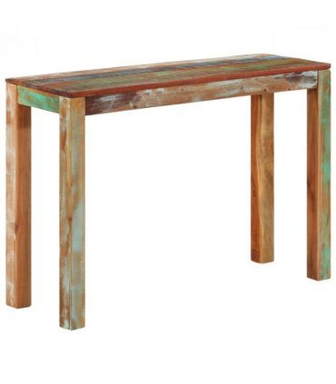 vidaXL Console Table 110x35x76 cm Solid Reclaimed Wood — Size: 110 x 35 x 76 cm