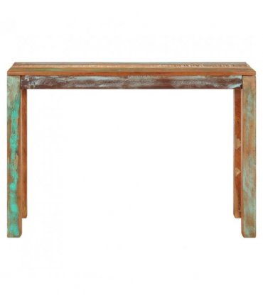 vidaXL Console Table 110x35x76 cm Solid Reclaimed Wood — Size: 110 x 35 x 76 cm