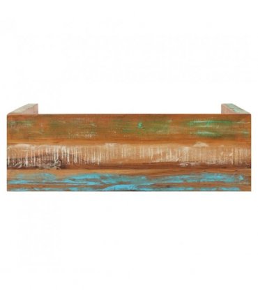 vidaXL Console Table 110x35x76 cm Solid Reclaimed Wood — Size: 110 x 35 x 76 cm